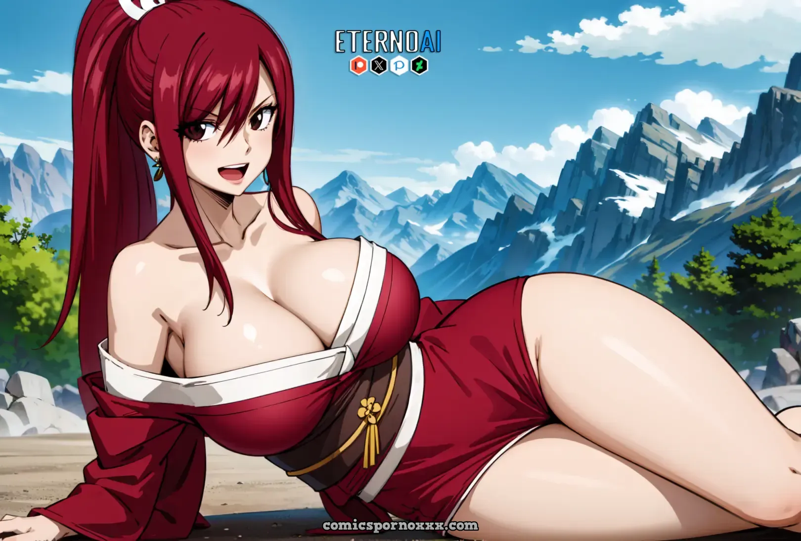 Erza Kimono Hentai Pics