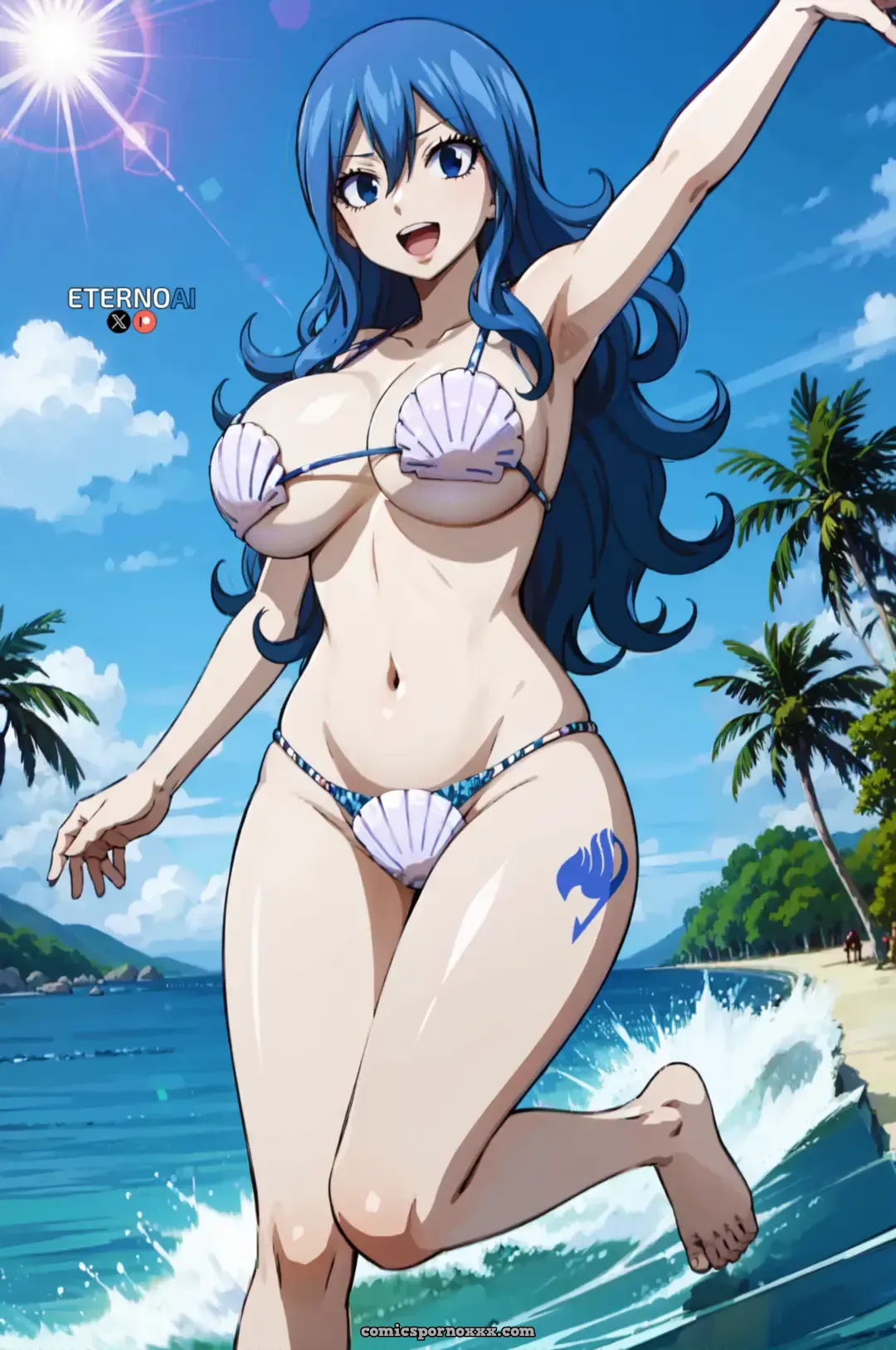 Juvia Shell Bikini Hentai Gallery