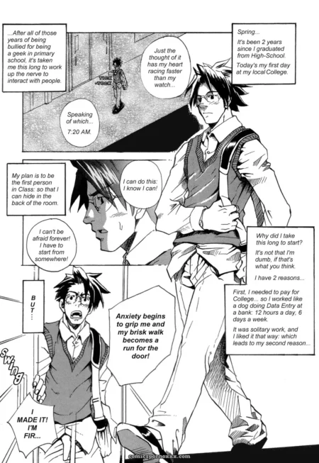 Spring student drops books, begging to suck cock while grinding against classroom door in tight school shorts.