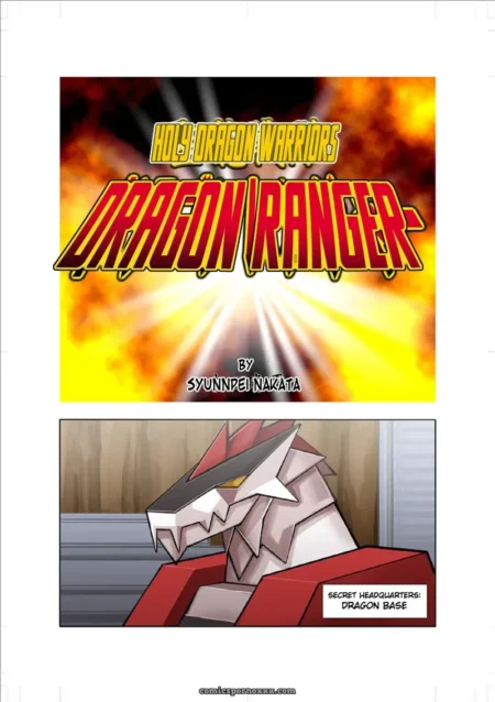 Red dragon robot in Secret Headquarters Dragon Base, sharp teeth, hard cock thrusting with cum dripping on floor