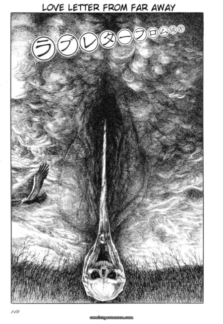 Obsidian phallus erupts from skeletal maw, shadow-veined dripping thick fluid, eagle circling tapered peak above grass