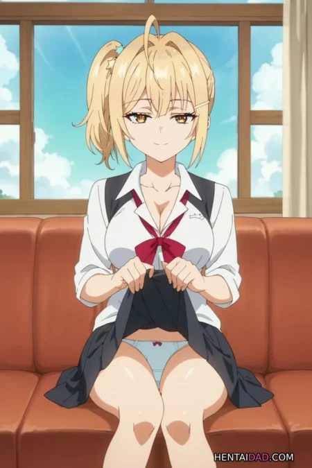 Nonoa Miyamae Hentai: The Busty Blonde With a Secret