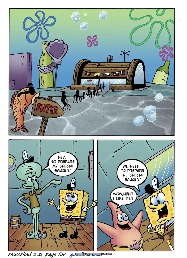 SpongeBob XXX Kitchen Action