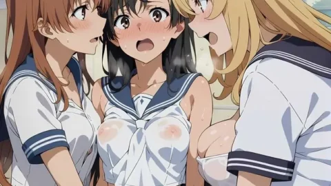 Ruiko Saten, Mikoto Misaka, Shokuhou Misaki – Steamy School Day Toaru